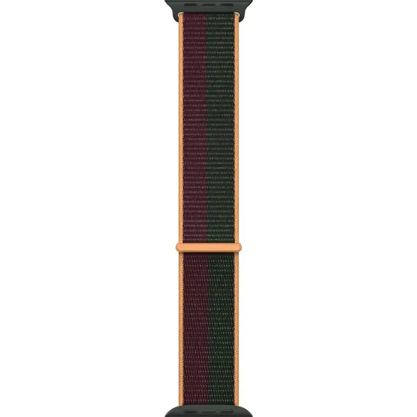 Apple Curea Apple Watch Sport Loop, 41mm, Dark Cherry/Forest Green