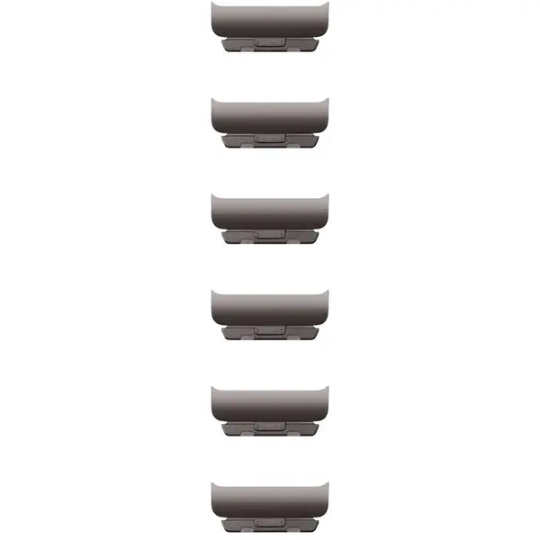 Apple Extensii curea smartwatch Apple MXML3ZM/A, pentru Watch 46 mm, Link Bracelet Kit, 6 piese, Gri