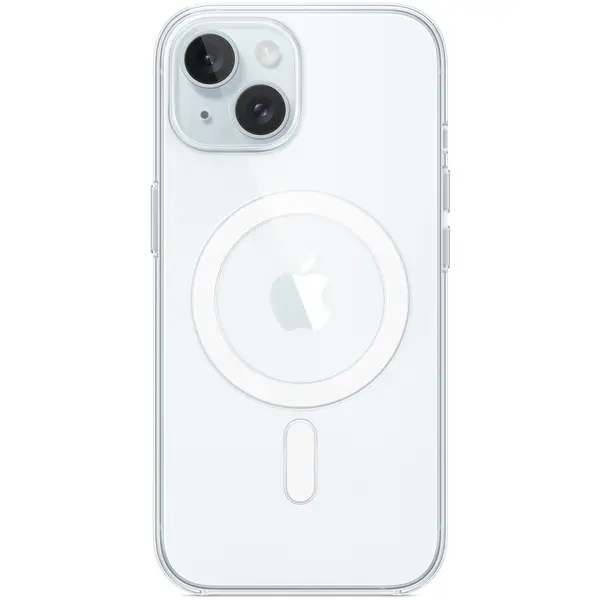 Apple Husa de protectie Apple Clear Case with MagSafe pentru iPhone 15, Transparent