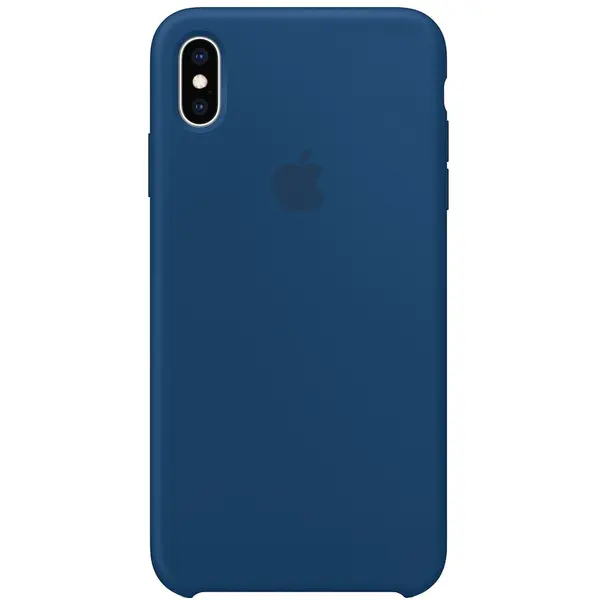 Apple Husa de protectie Apple pentru iPhone XS Max, Silicon, Albastru
