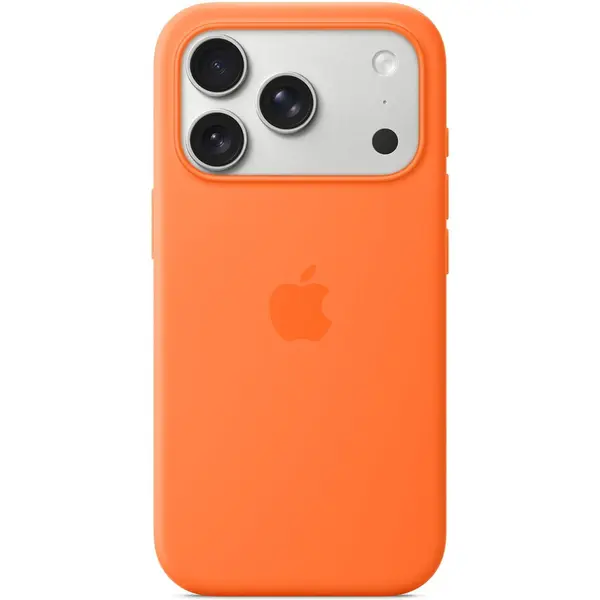 Apple Husa de protectie Apple Silicone Case cu MagSafe pentru iPhone 17 Pro, Portocaliu