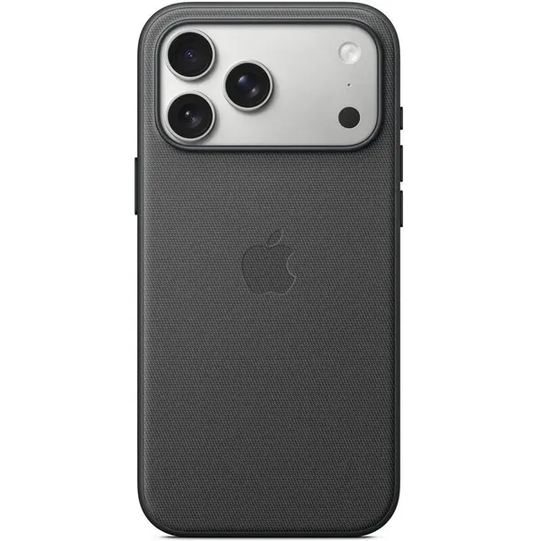 Apple Husa de protectie spate Apple TechWoven Case MGF84ZM/A cu MagSafe pentru iPhone 17 Pro Max, Negru