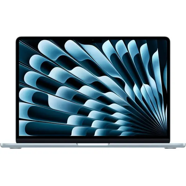 Apple Laptop Apple MacBook Air 13.6 inch Liquid Retina, M5 10-Core, 24GB RAM, 512GB SSD, US English, macOS, Albastru