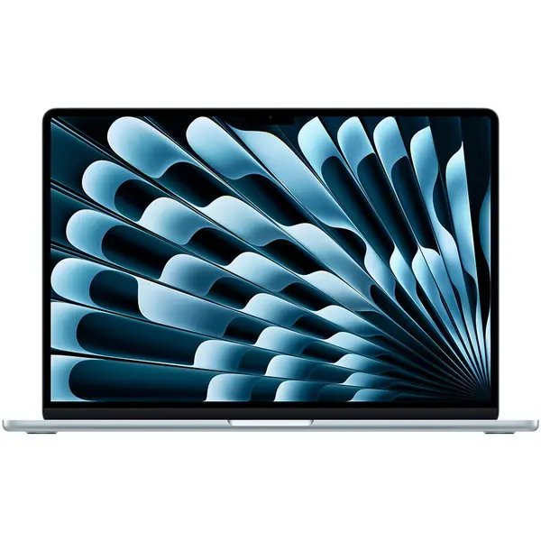 Apple Laptop Apple MacBook Air 15.3 Inch, 2.8K, Procesor Apple M5 10-Core, 16GB RAM, 2TB SSD, 10-core GPU, macOS, Albastru