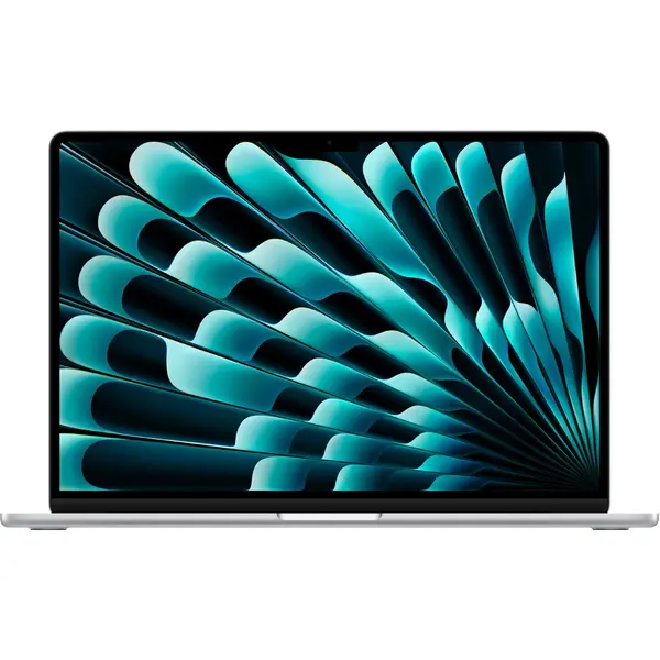 Apple Laptop Apple MacBook Air 15, procesor Apple M4, 10 nuclee CPU si 10 nuclee GPU, 16GB RAM, 256GB, Argintiu (INT Keyboard)