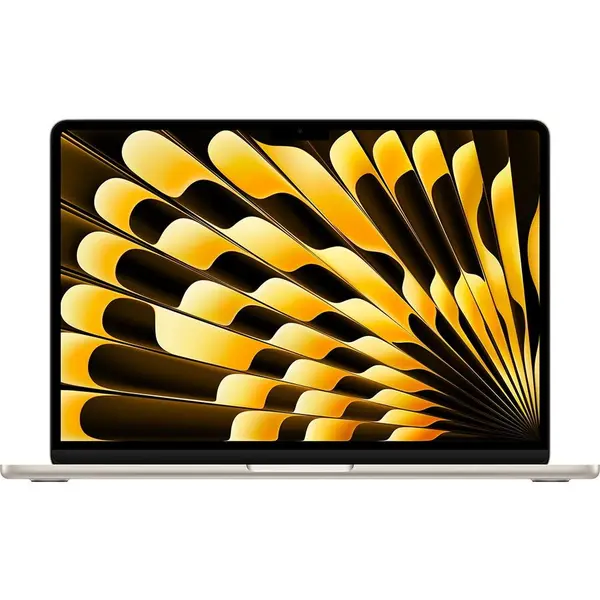 Apple Laptop Apple MacBook Air 15 with Liquid Retina, Apple M4 Deca Core, 15.3 inch, RAM 16GB, SSD 1TB, Apple M4 10-core Graphics, INT KB, macOS Sequoia, Starlight (INT Keyboard)