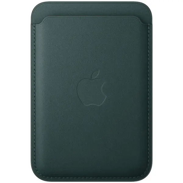 Apple Portofel Apple FineWoven MA6Y4ZM/A pentru iPhone, cu MagSafe, Verde