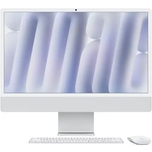 Apple Sistem PC APPLE iMAC24, 4.5K Retina, Apple M4 Octa Core, 24 inch, RAM 16GB, SSD 1TB, Apple M4 8 core, macOS Sequoia, INT KB, Argintiu