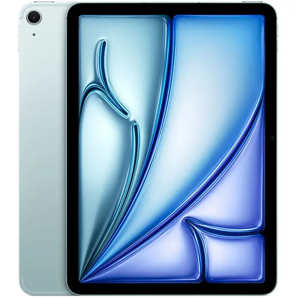 Apple Tableta Apple iPad Air 11 M3 Cellular, Procesor Apple M3 Octa-Core, Liquid Retina IPS 11, 8GB RAM, 512GB Flash, Camera 12MP, Wi-Fi, Bluetooth, 5G, iPadOS, Albastru