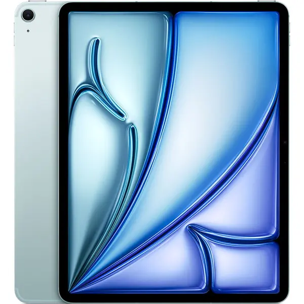 Apple Tableta Apple iPad Air 13 M3 Cellular, Procesor Apple M3 Octa-Core, Liquid Retina IPS 13, 8GB RAM, 512GB Flash, Camera 12MP, Wi-Fi, Bluetooth, 5G, iPadOS, Albastru