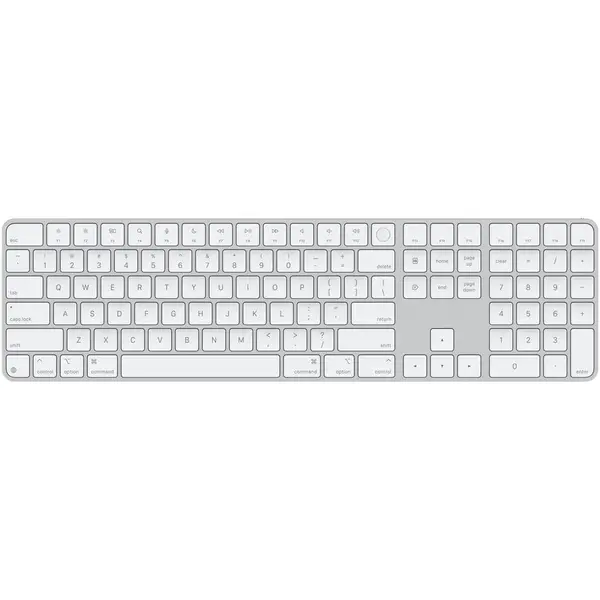 Apple Tastatura Apple Magic Keyboard (2024) cu Touch ID si Numeric Keypad, RO KB, Alb