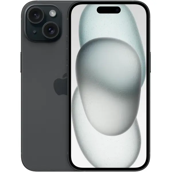 Apple Telefon mobil Apple iPhone 15, 256GB, 6GB, 5G, Negru