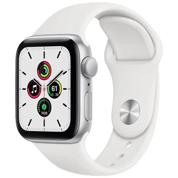 Apple Watch SE 2020, GPS, Aluminium 40mm N/A Silver Bun