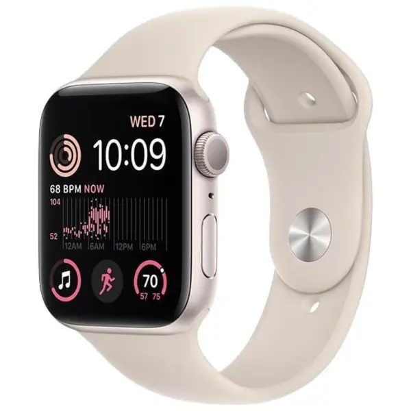 Apple Watch SE 2022, GPS, Aluminium 40mm N/A Starlight Foarte bun