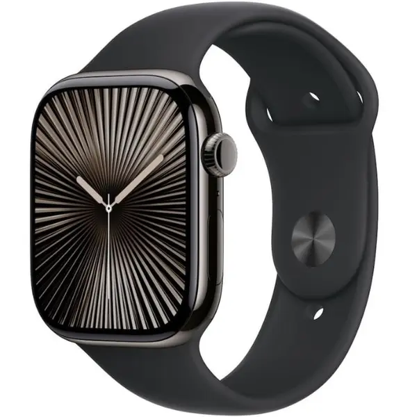 Apple Watch Series 10 2024, GPS + Cellular, Titanium 46mm N/A Slate Ca nou