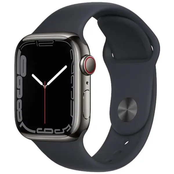 Apple Watch Series 7 2021, GPS + Cellular, Titanium 45mm N/A Space Black Ca nou