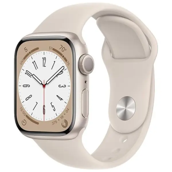 Apple Watch Series 8 2022, GPS, Aluminium 41mm N/A Starlight Foarte bun