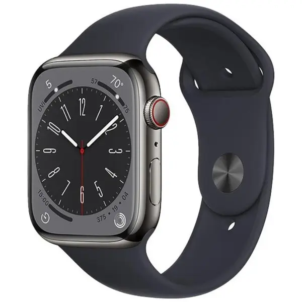 Apple Watch Series 8 2022, GPS + Cellular, Stainless Steel 41mm N/A Graphite Excelent