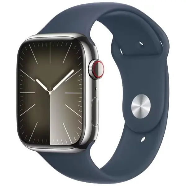 Apple Watch Series 9 2023, GPS + Cellular, Stainless Steel 41mm N/A Silver Foarte bun