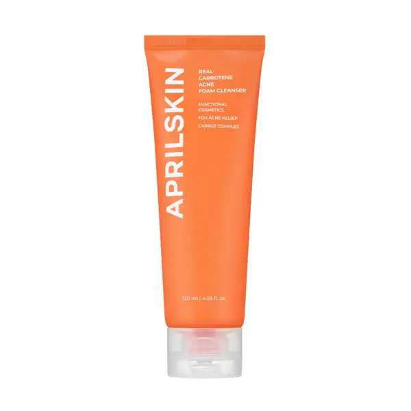 APRILSKIN – Real Carrotene Acne Foam Cleanser, 120ml