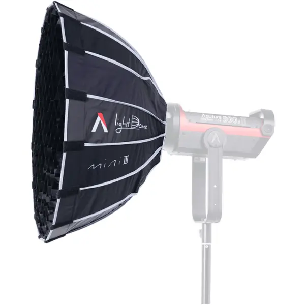 Aputure Softbox parabolic 16 spite Aputure Light Dome Mini III 60cm Montura Bowens