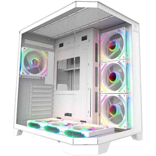 AQIRYS Carcasa Aqirys Titan Midi Tower ARGB Alb