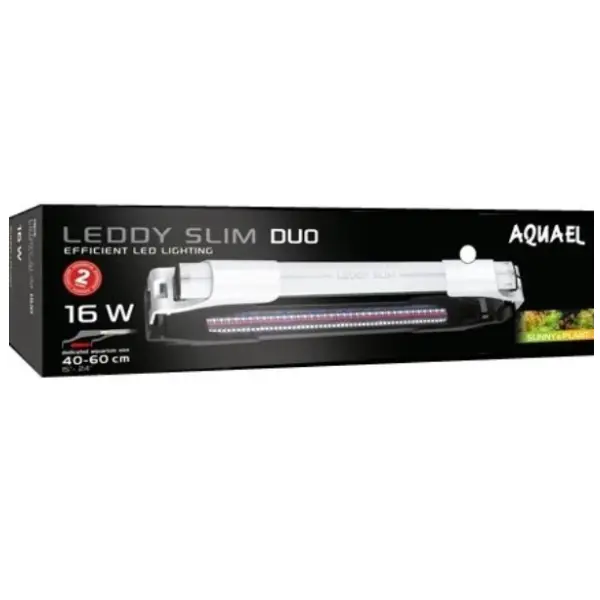 Aquael Lampa Led 16 W Duo Sunny/Planta 60 CM Neagra 115558