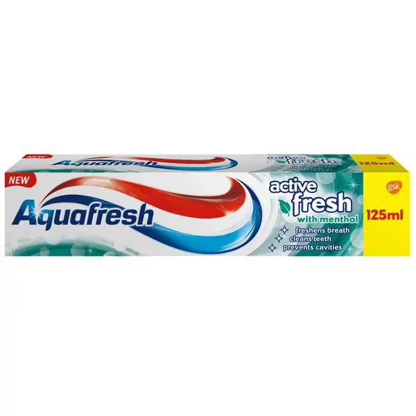 Aquafresh Pasta de dinti, Active Fresh, 125 ml