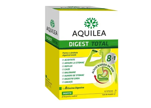 Aquilea digest total orodispersabil 12 plicuri