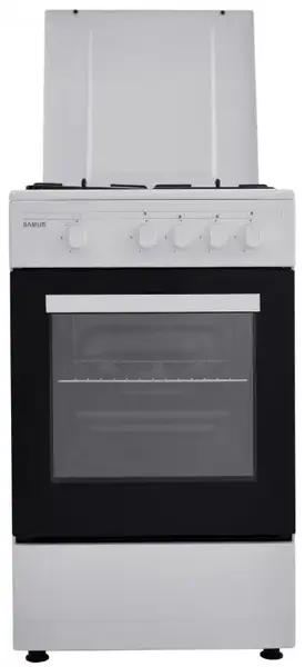 Aragaz Samus SM450ANS, Gaz, 4 arzatoare (Alb)