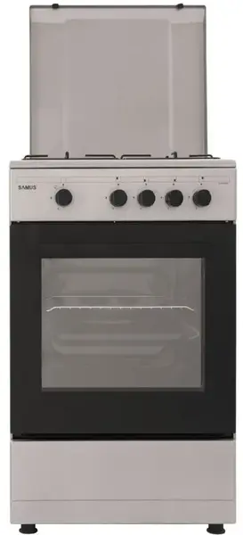 Aragaz Samus SM450BSS, Gaz, 4 arzatoare (Inox)