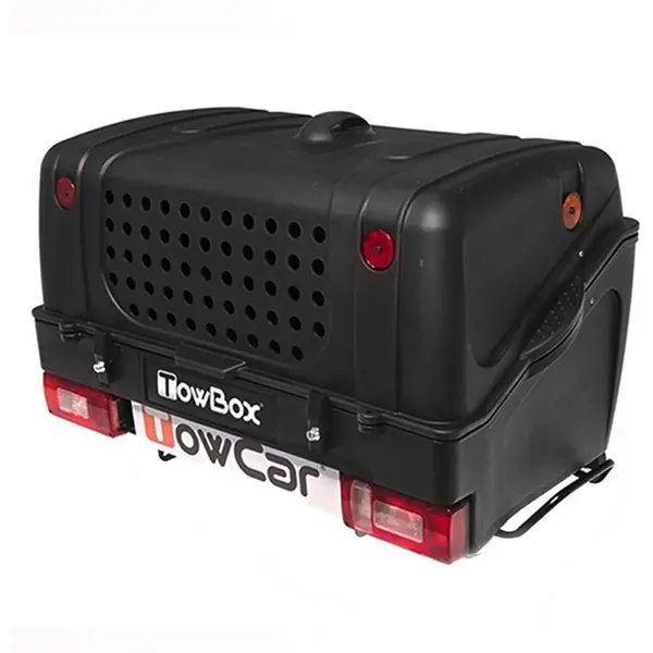 Aragon Cutie portbagaj pe carligul de remorcare Towbox V1 DOG Negru