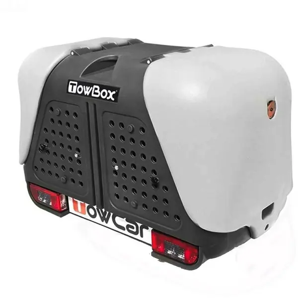 Aragon Cutie portbagaj pe carligul de remorcare Towbox V2 DOG Gri