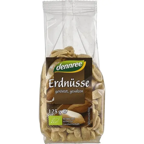 Arahide decojite prajite si sarate, eco - 125 g