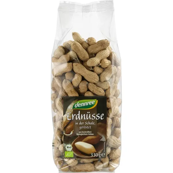 Arahide prajite cu coaja, eco - 330 g