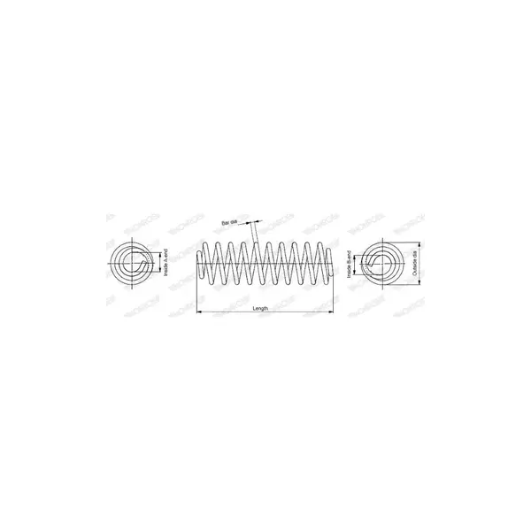 Arc elicoidal suspensie MONROE SP3417
