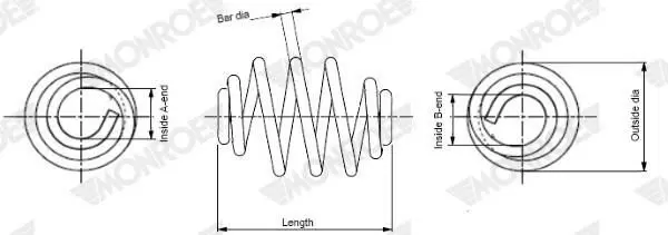 Arc spiral MONROE SPRINGS SN0419