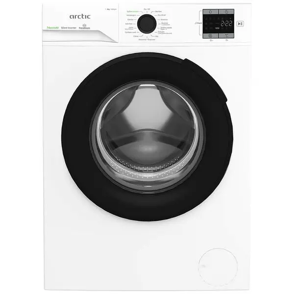 Arctic Masina de spalat rufe frontala ARCTIC APLM1WFSU18410W, Extra Steam, 8 kg, 1400rpm, Clasa A, alb