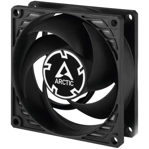 Arctic Ventilator ARCTIC P8 PWM PST, pachet 5 ventilatoare, Negru