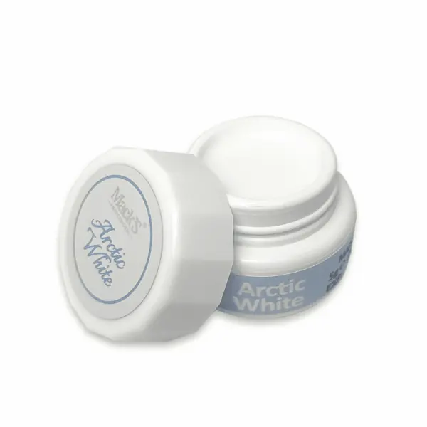 Arctic White Macks 5gr – Gel Alb Intens pentru French si Nail Art | FSM Romania