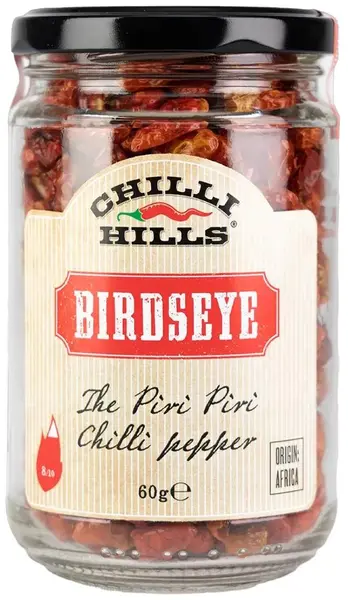 Ardei iute uscați Birdseye, 60 g, Chilli Hills