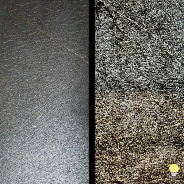 Ardezie Flexibila Translucida SKIN 2mm - Black Star Gold, 265 x 125 cm | Iluminare Ambientala, Interior & Exterior
