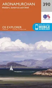 Ardnamurchan, Moidart, Sunart and Loch Shiel. September 2015 ed, Sheet Map/Ordnance Survey