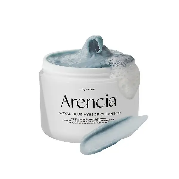 Arencia – Fresh Blue Hyssop Rice Mochi Cleanser, 120g