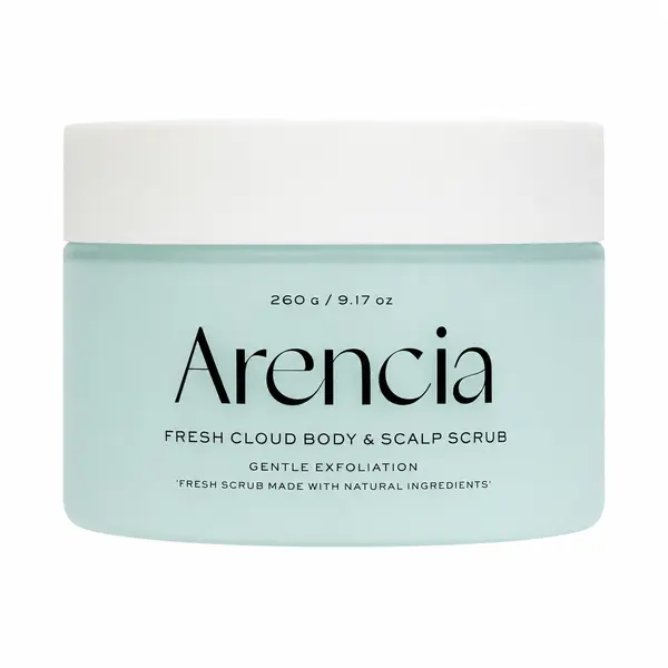 Arencia – Fresh Cloud Body & Scalp Scrub French Mint & Lily, 260g