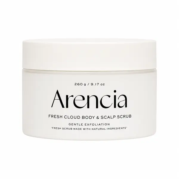 Arencia – Fresh Cloud Body & Scalp Scrub White Tea & Neroli, 260g