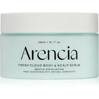 Arencia Fresh Cloud French Mint & Lily crema delicata pentru exfoliere pentru corp si par