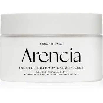 Arencia Fresh Cloud White Tea & Neroli crema delicata pentru exfoliere pentru corp si par