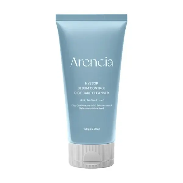 Arencia - Hyssop Sebum Control Rice Cake Cleanser, 150ml