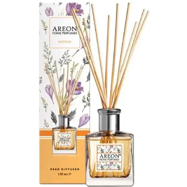 Areon Odorizant de camera, cu betisoare, 150 ml, Saffron